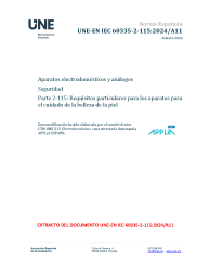 UNE-EN IEC 60335-2-115:2024/A11:2024