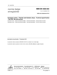 NBN EN 4800-002:2010
