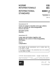 IEC 60061-2:1969/AMD22:2001