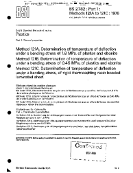 BS 2782-1 Methods 121A to 121C:1976