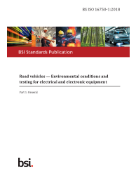 BS ISO 16750-1:2018
