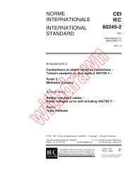 IEC 60245-2:1994/AMD2:1997
