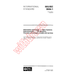 ISO/IEC 9594-1:1995