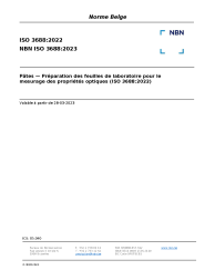 NBN ISO 3688:2023