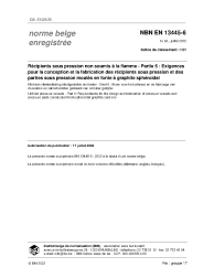 NBN EN 13445-6:2002