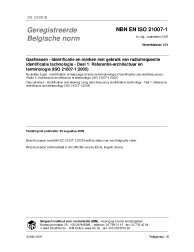 NBN EN ISO 21007-1:2005