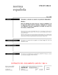 UNE-EN 1186-14:2003
