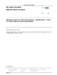 NBN EN 14227-15:2015