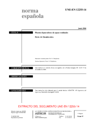 UNE-EN 12255-14:2004 (R2012)