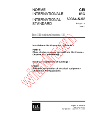 IEC 60364-5-52:1993+AMD1:1997 Consolidated