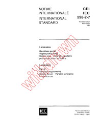 IEC 60598-2-7:1982