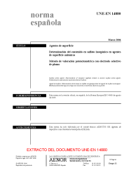 UNE-EN 14880:2006 (R2015)