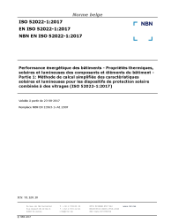 NBN EN ISO 52022-1:2017