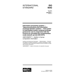 ISO 9542:1988/AMD1:1999