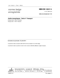 NBN EN 16247-4:2014