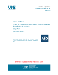 UNE-EN ISO 11978:2018