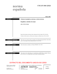 UNE-EN ISO 22523:2007