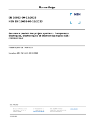 NBN EN 16602-60-13:2023