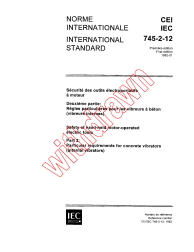 IEC 60745-2-12:1982