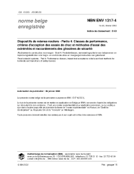 NBN ENV 1317-4:2002