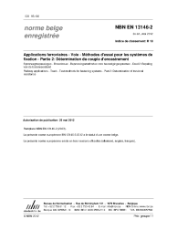 NBN EN 13146-2:2012