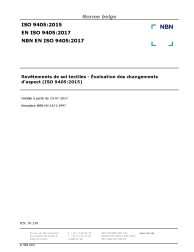 NBN EN ISO 9405:2017
