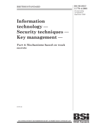 BS ISO/IEC 11770-4:2006