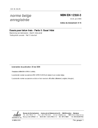 NBN EN 12350-3:2009