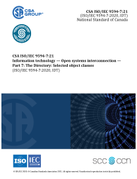 CSA ISO/IEC 9594-7:21