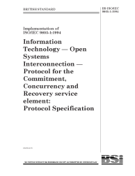 BS ISO/IEC 9805-1:1994