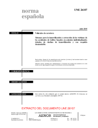 UNE 26107:2015