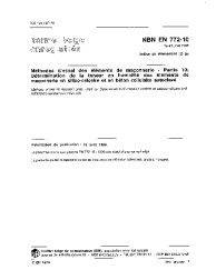 NBN EN 772-10:1999