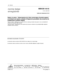 NBN EN 16418:2014