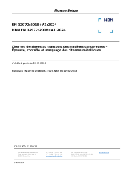 NBN EN 12972:2018+A1:2024