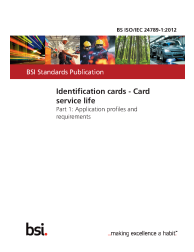 BS ISO/IEC 24789-1:2012