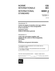 IEC 60061-4:1990/AMD13:2010