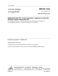 NBN EN 14334:2014