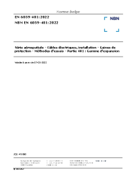 NBN EN 6059-401:2022