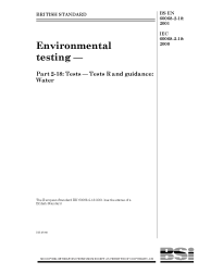 BS EN 60068-2-18:2001