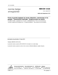 NBN EN 12428:2013