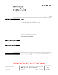 UNE 146301:2002 (R2016)