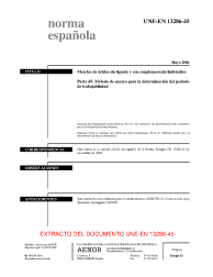 UNE-EN 13286-45:2004 (R2022)