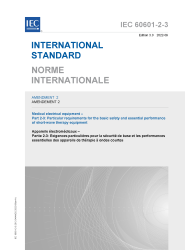 IEC 60601-2-3:2012/AMD2:2022