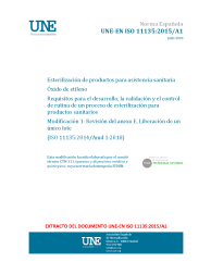UNE-EN ISO 11135:2015/A1:2020