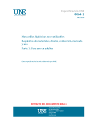ESPECIFICACION UNE 0064-1:2020