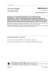 NBN EN 867-5:2001
