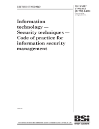 BS ISO/IEC 27002:2005