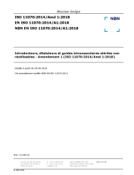 NBN EN ISO 11070:2014/A1:2018