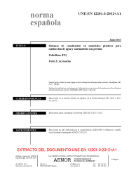UNE-EN 12201-3:2012+A1:2013