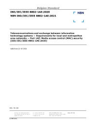 NBN ISO/IEC/IEEE 8802-1AE:2021